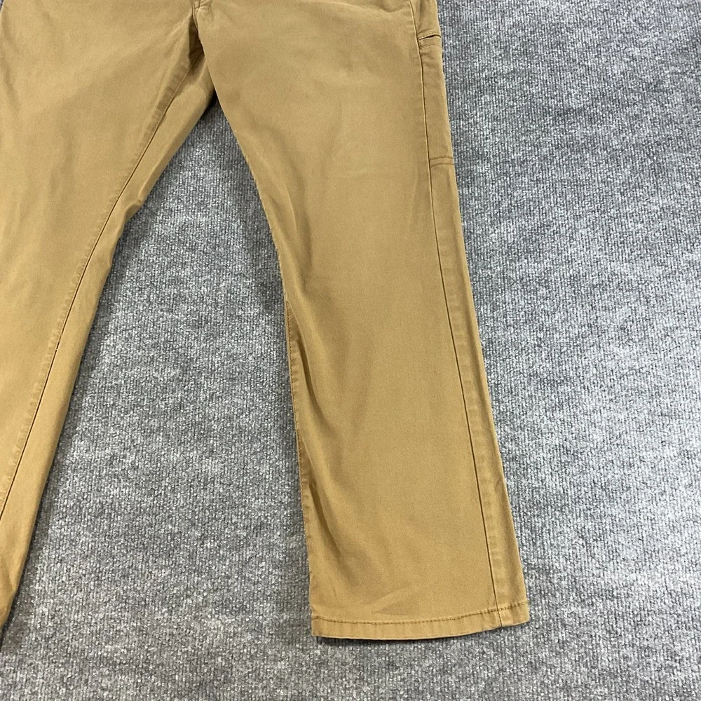 G.H. Bass & Co Pants Mens 36x30 Brown Khaki Casual Workwear Straight Utility Cot